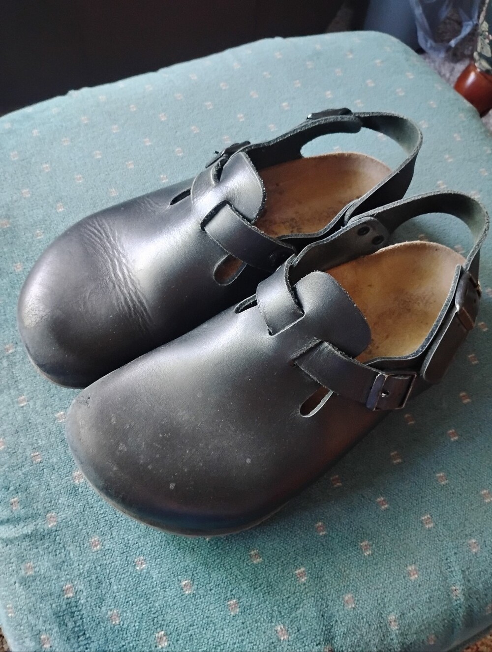 Birkenstock Tokio Clogs Black Leather
